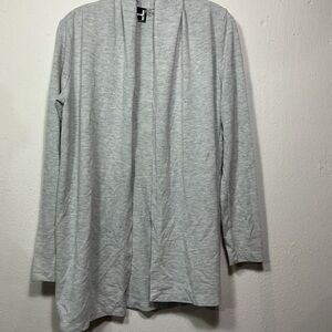 H by Bordeaux Heather Gray Cardigan